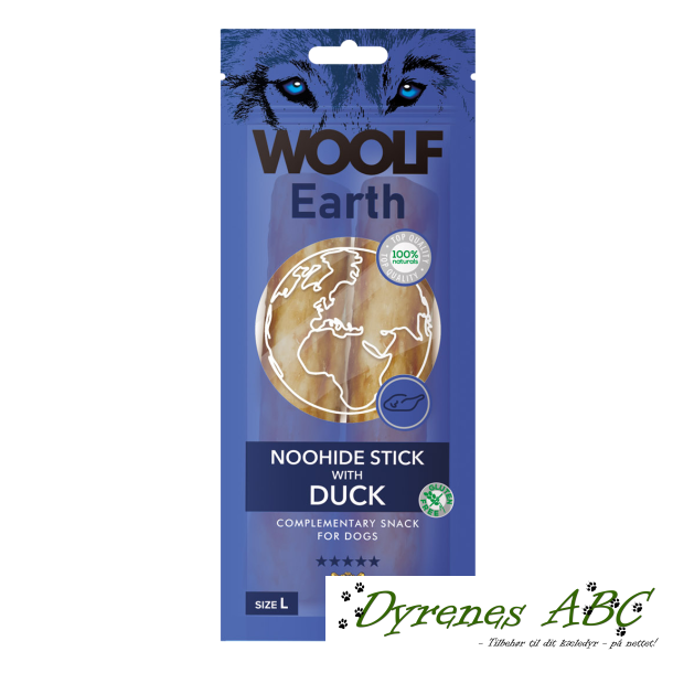 Woolf Earth Noohide Stick with Duck, L