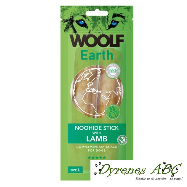 Woolf Earth Noohide Stick with Lamb, L