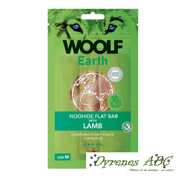 Woolf Earth Noohide Flat Bar with Lamb, medium	