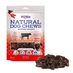 Natural Dog Chews - Oksehjerte, 250g