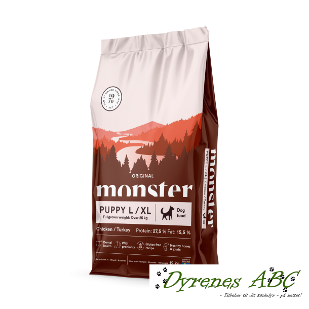 MONSTER Original Puppy L/XL - Chicken &amp; Turkey, 12kg
