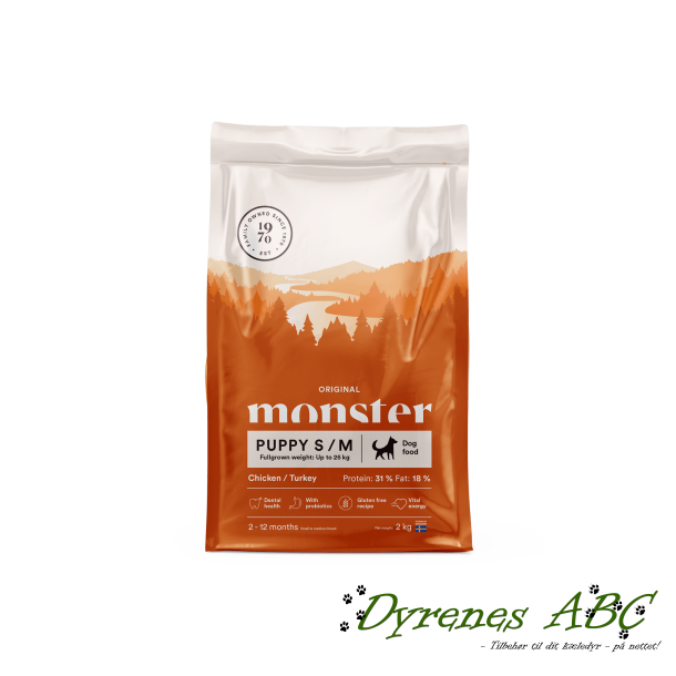 MONSTER Original Puppy S/M - Chicken &amp; Turkey, 2kg			