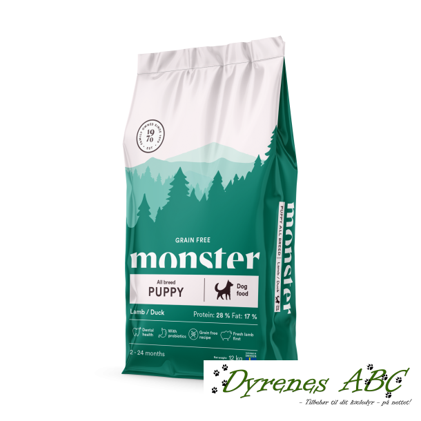 MONSTER Grain Free Puppy All - Lamb &amp; Duck, 12kg