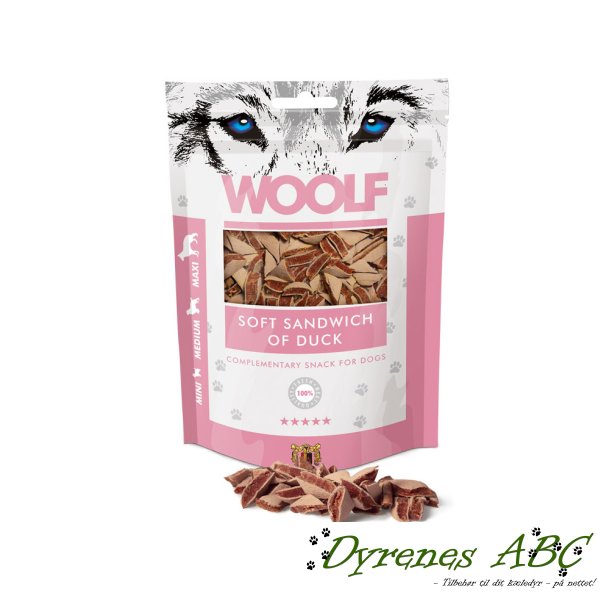 Woolf Soft Sandwich Of Duck, 100g
