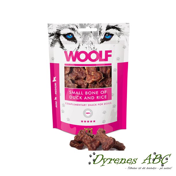 Woolf Small Bone of Duck &amp; Rice, 100g