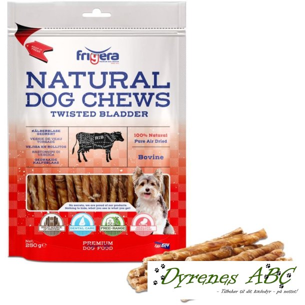 Natural Dog Chews - Snoet Okseblre, 250g