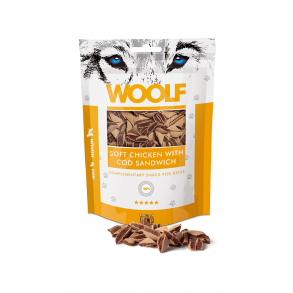 Woolf Soft Chicken with Cod Sandwich, 100g