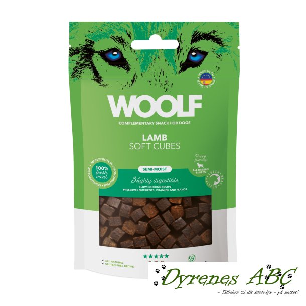 Woolf Soft Cubes Lamb, 100g