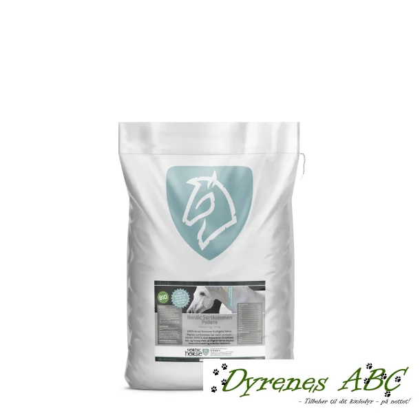 Nordic Horse Sortkommen pellets, 4kg