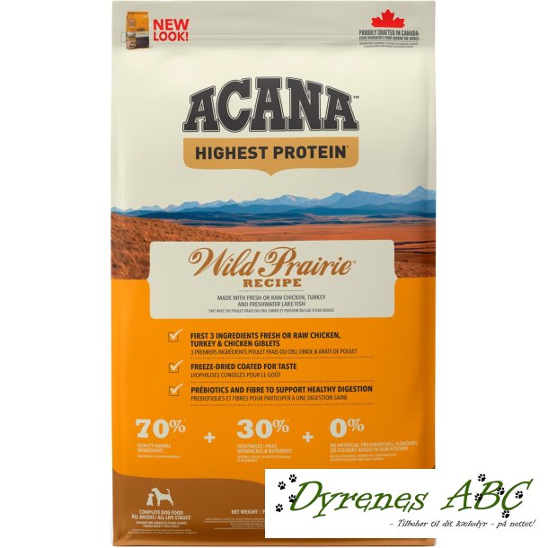 Acana Highest Protein Wild Prairie Recipe