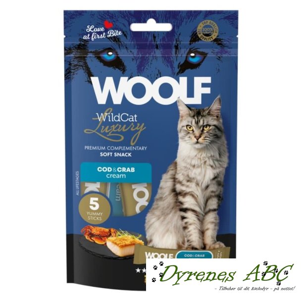 Woolf WildCat Cream Luxury - Torsk &amp; Krabbe